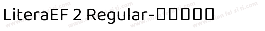 LiteraEF 2 Regular字体转换